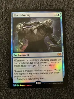 Magic The Gathering MTG - Necroduality Foil - Innistrad: Crimson Vow - Image 1