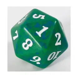WOTC MTG Spindown d20 Life Count Shadows Over Innistrad - Green & Blue w/W NM - Image 1