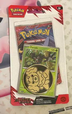 Pokemon TCG: Scarlet & Violet - Destined Rivals Checklane Blister - Zarude - Image 1
