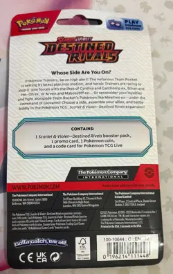 Pokemon TCG: Scarlet & Violet - Destined Rivals Checklane Blister - Zarude - Image 2