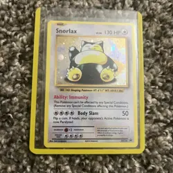 Snorlax - XY179 Black Star Promo Holo Pokemon - MP - Image 1