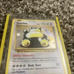 Snorlax - XY179 Black Star Promo Holo Pokemon - MP - Image 5