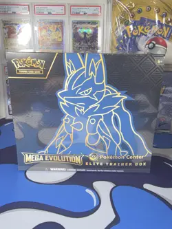 Pokemon TCG Mega Evolution Pokemon Center ETB - Lucario & Gardevoir - Sealed - Image 2