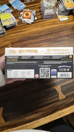 POKEMON CENTER TCG MEGA EVOLUTION SEALED ELITE TRAINER BOX ETB LUCARIO - Image 5