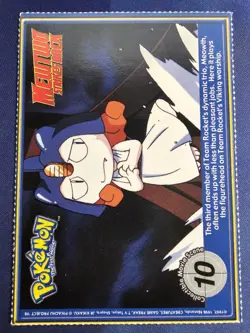 Mewtwo #150 Burger King Mewtwo Strikes Back PokeTrivia 1999 Pokemon -NM- - Image 2