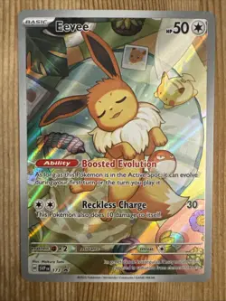 Eevee SVP173 - Prismatic ETB Promo Illustration Rare Holo Pokemon NM - Image 1