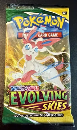 Pokemon TCG - Sword & Shield - Evolving Skies Booster Pack - New Factory Sealed 820650808777 - Image 1