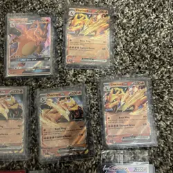 Pokemon TCG Charmander, Charmeleon, Charizard Non Holo, Mint/NM Collection - Image 3