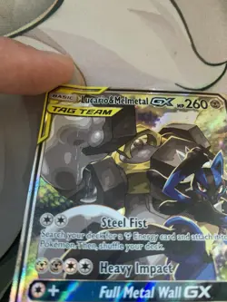 Pokemon Sun & Moon LUCARIO & MELMETAL GX Tag Team Alternate Art Promo #SM192 HP! - Image 2
