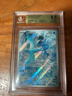 2025 POKEMON JTG EN-JOURNEY TOGETHER ILLUSTRATION RARE #161 ARTICUNO BGS 9.5 - Image 1