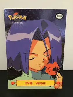 1999 Topps Pokemon Series 1 TV Animation Edition TV10 James Foil - Image 1
