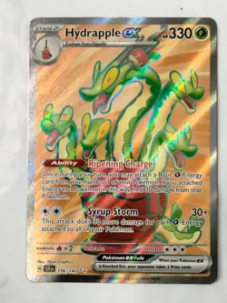 Pokemon TCG Hydrapple ex (Full Art) 156/142 Sv07: Stellar Crown Ultra Rare NM - Image 1