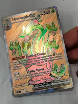 Pokemon TCG Hydrapple ex (Full Art) 156/142 Sv07: Stellar Crown Ultra Rare NM - Image 2