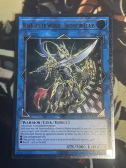 Yugioh: Black Luster Soldier - Soldier Of Chaos - OP17-EN003 Ultimate Rare NM - Image 1
