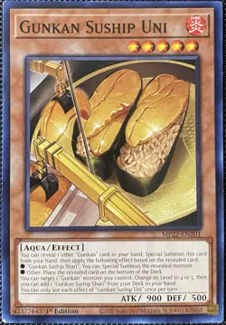 Gunkan Suship Uni MP22-EN201 2022 Tin of the Pharaoh's Gods 1st Ed Yugioh Card - Image 1