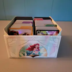 Disney Lorcana Fabled Trove W Bulk 500+ Cards, Amber Amethyst Emerald, Dividers - Image 2