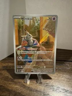 Pokemon TCG Mimikyu Scarlet & Violet Promo Card 075/Promo Near Mint Condition - Image 1