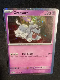 Pokemon Card - Greavard - (Cosmos Holo) 100/197 Holo - NM - Image 5