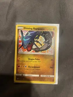 Pokemon Shining Rayquaza Card 56/73-SHINING Legends-Holo - Image 1