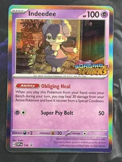 Indeedee 154 Sv: Scarlet & Violet Promo Cards Holo - Image 2