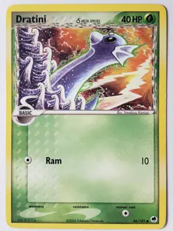 Dratini 46/101 NM - EX Dragon Frontiers Pokemon Card - Tomokazu Komiya Art - Image 1