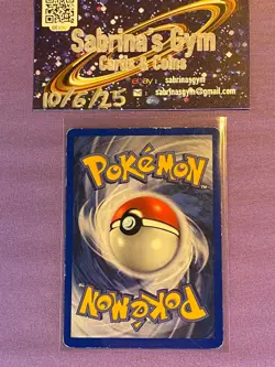 Brock's Vulpix Gym Challenge W Stamp Promo Rare Pokemon Card - Image 2