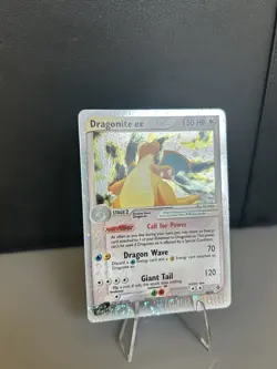 Pokemon TCG Dragonite EX Dragon 90/97 Holo Rare Card NM Swirl🌀 - Image 3