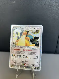 Pokemon TCG Dragonite EX Dragon 90/97 Holo Rare Card NM Swirl🌀 - Image 4