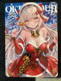 Christmas Dress Spicy Waifu A6 Sizes 9 Cards Boards Lot Genshin honkai Eula - Image 3