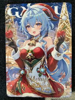 Christmas Dress Spicy Waifu A6 Sizes 9 Cards Boards Lot Genshin honkai Eula - Image 4