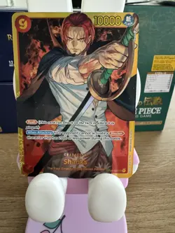 ENGLISH Shanks OP01-120 SEC Romance Dawn Secret Rare Foil One Piece Card Game NM - Image 1