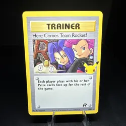 15/82 Ultra Rare Eng English Celebrations Here Comes Team Rocket Card Pokemon - Image 1
