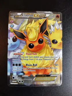 Pokemon Card TCG Flareon EX Generations Radiant Collection Full Art RC28/RC32 - Image 1