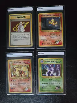 Pokemon Japanese Gym Challenge Vintage Holo Lot Of 4 Cards - Image 1