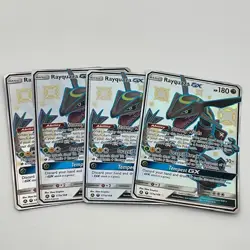 Lot of (4) Pokemon Rayquaza GX - 177a/168 - Jumbo Cards (Oversized Cards) - Image 1