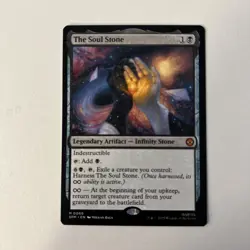 The Soul Stone Marvel's Spider-Man Regular Mtg Magic The Gathering Mythic Card - Image 1