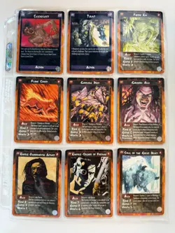 1995 WHITE WOLF - RAGE CCG CARD LOT - 269 CARDS LOT - SEPT / COMBAT / OTHERS - Image 1