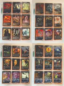 1995 WHITE WOLF - RAGE CCG CARD LOT - 269 CARDS LOT - SEPT / COMBAT / OTHERS - Image 2