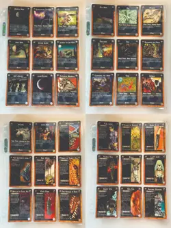 1995 WHITE WOLF - RAGE CCG CARD LOT - 269 CARDS LOT - SEPT / COMBAT / OTHERS - Image 3