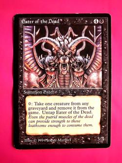 MTG 19B - EATER OF THE DEAD THE DARK #44 - LP EXCELLENT - MAGIC THE GATHERING - Image 1