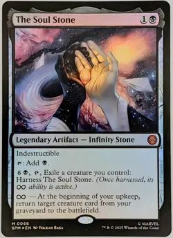 [Foil] The Soul Stone (SPM 0066) Marvel's Spider-Man MtG NM - Image 1