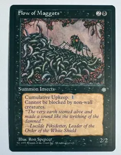 MTG Flow of Maggots ICE AGE Near Mint NM Unplayed Magic The Gathering - Image 1