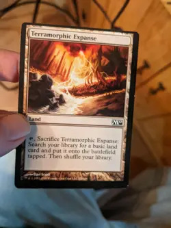 Terramorphic Expanse Core Set 2010 (M10) off center miscut error misprint - Image 1