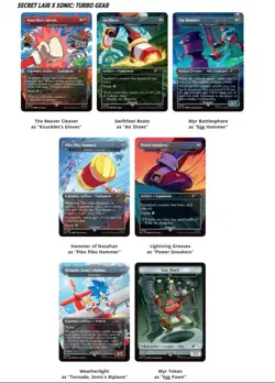 Magic The Gathering Secret Lair x Sonic Foil Booster Pack Bundle ✅ Ready To Ship - Image 1