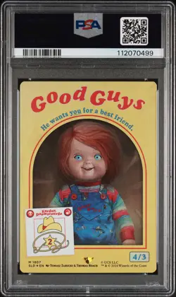 2024 MTG SECRET LAIR DROP FOIL #1807 CHUCKY PSA 9 - Image 2