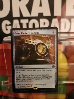 MTG Peter Parker's Camera (171) | NM Foil | Spider-Man (SPM) R 0171 - Image 1