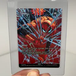 MTG Marvel Tangle Borderless Non Foil Marvel's Spiderman - Image 1