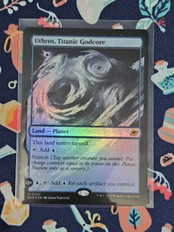 Uthros, Titanic Godcore (0260) Foil Edge Of Eternities Near Mint - Image 1