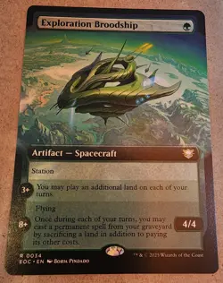 Exploration Broodship - #34 Regular (Extended Art) Edge of Eternities - Mtg - Image 1