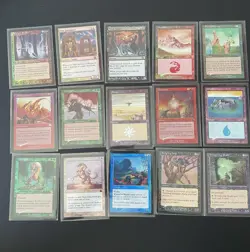 Vintage Magic The Gathering Card Lot - 15 Holo/Foil - 102 Regular - LP/MP/HP - Image 4